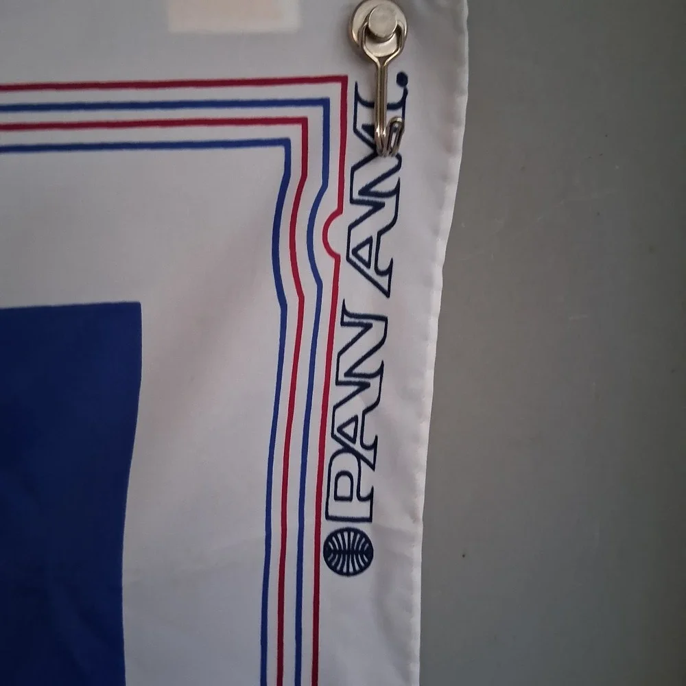 Vintage Pan Am Female Airport Employee Neck Scarf Aviation Memorabilia